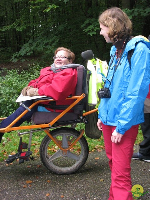 randonnée sportive avec joëlettes, Tervuren, 2012